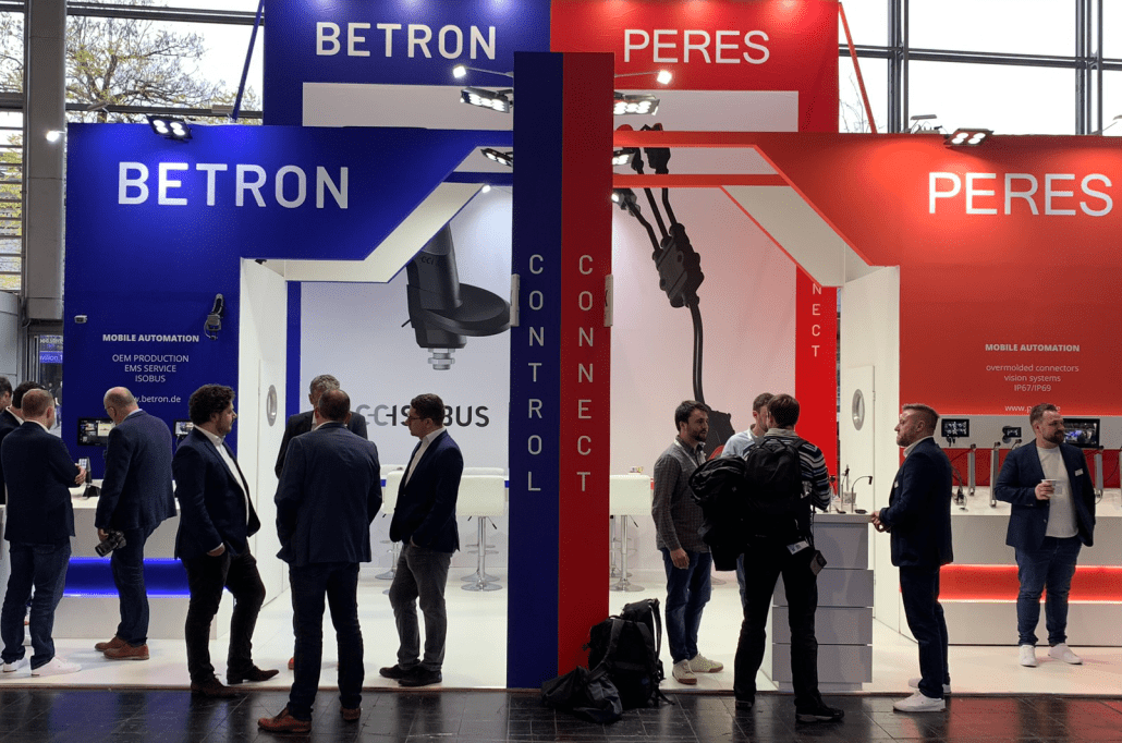 Messestand PERES und BETRON