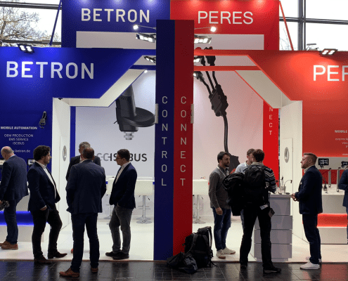 Messestand PERES und BETRON